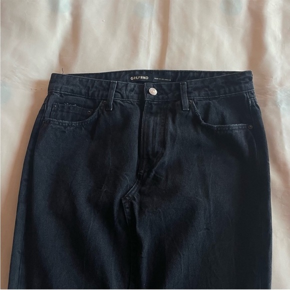 Grlfrnd- Ariana Flared Mid Rise Denim Maxi Skirt In Black East Side Size 27 - Picture 4 of 6